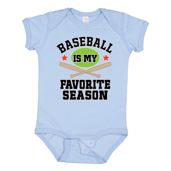 Inktastic Baseball Is My Favorite Season Boys or Girls Baby Bodysuit