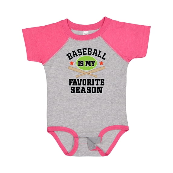 Inktastic Baseball Is My Favorite Season Boys or Girls Baby Bodysuit