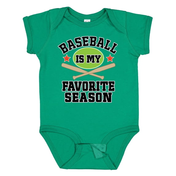 Inktastic Baseball Is My Favorite Season Boys or Girls Baby Bodysuit