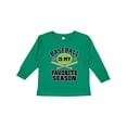 thumbnail image 1 of Inktastic Baseball Is My Favorite Season Boys or Girls Long Sleeve Toddler T-Shirt, 1 of 5