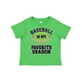 thumbnail image 1 of Inktastic Baseball Is My Favorite Season Boys or Girls Toddler T-Shirt, 1 of 5
