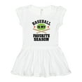 thumbnail image 1 of Inktastic Baseball Is My Favorite Season Girls Toddler Dress, 1 of 5