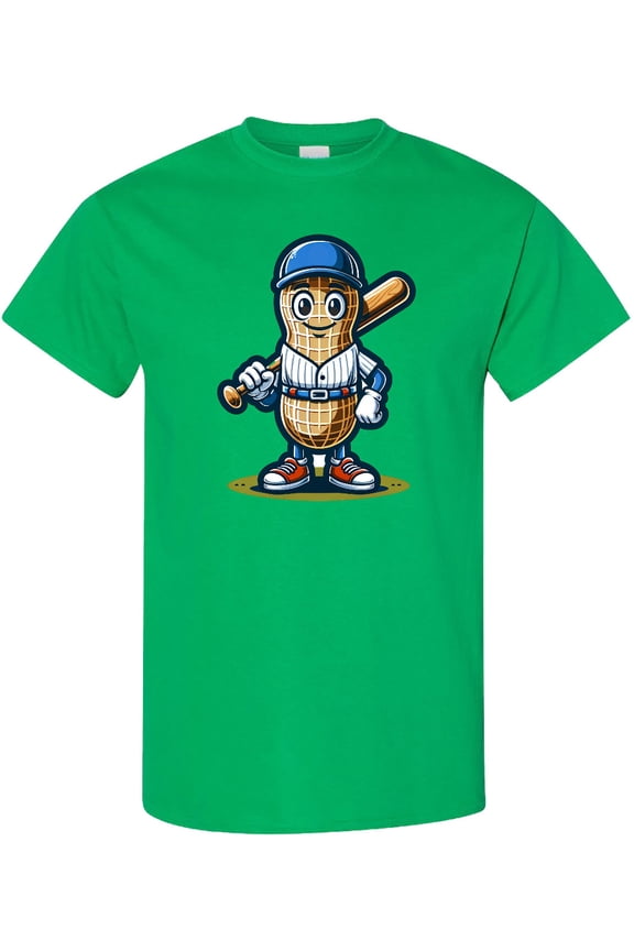 Baseball Mascot Funny Peanut T-Shirt