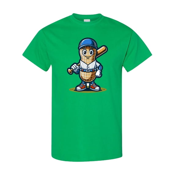 Inktastic Baseball Mascot Funny Peanut T-Shirt