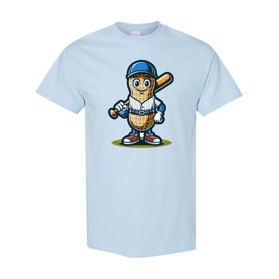 Inktastic Baseball Mascot Funny Peanut T-Shirt