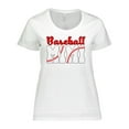 thumbnail image 1 of Inktastic Baseball Mimi Women's Plus Size T-Shirt, 1 of 5