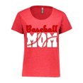 thumbnail image 1 of Inktastic Baseball Mom Women's Plus Size T-Shirt, 1 of 5
