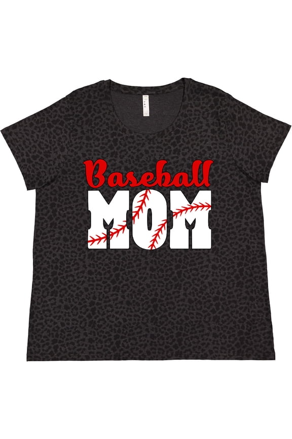 Baseball Mom Women's Plus Size T-Shirt