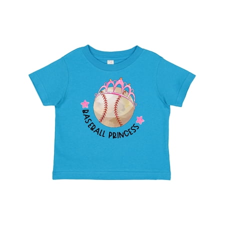 Inktastic Baseball Princess Tiara Girls Baby T-Shirt