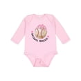 thumbnail image 1 of Inktastic Baseball Princess Tiara Girls Long Sleeve Baby Bodysuit, 1 of 5