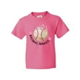 thumbnail image 1 of Inktastic Baseball Princess- Tiara Youth T-Shirt, 1 of 5