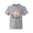 thumbnail image 1 of Inktastic Baseball Princess- Tiara Youth T-Shirt, 1 of 5