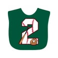thumbnail image 1 of Inktastic Baseball Second Birthday- Two Years Old Boys or Girls Baby Bib, 1 of 4