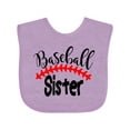 thumbnail image 1 of Inktastic Baseball Sister Boys or Girls Baby Bib, 1 of 4