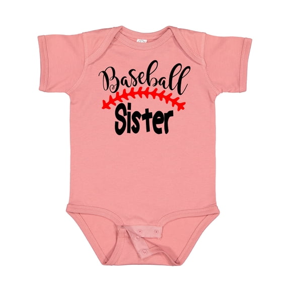 Inktastic Baseball Sister Boys or Girls Baby Bodysuit