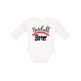 thumbnail image 1 of Inktastic Baseball Sister Boys or Girls Long Sleeve Baby Bodysuit, 1 of 5
