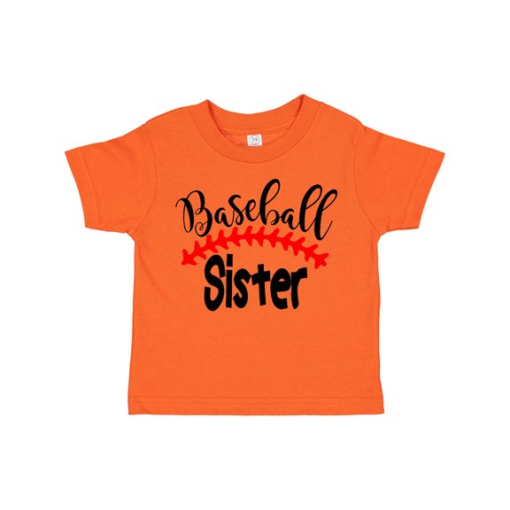 Inktastic Baseball Sister Boys or Girls Toddler T-Shirt