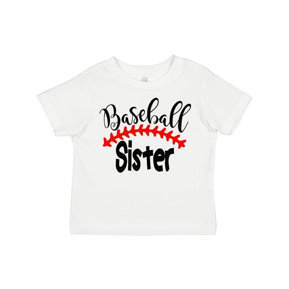 Inktastic Baseball Sister Boys or Girls Toddler T-Shirt
