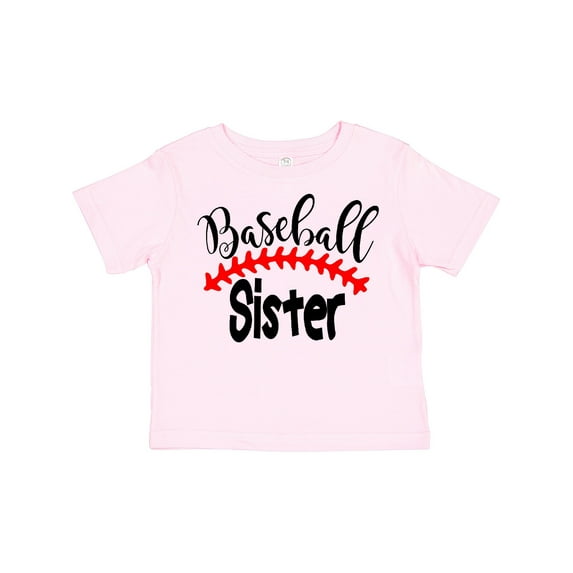 Inktastic Baseball Sister Boys or Girls Toddler T-Shirt