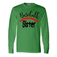 thumbnail image 1 of Inktastic Baseball Sister Long Sleeve T-Shirt, 1 of 5