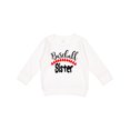 thumbnail image 1 of Inktastic Baseball Sister Toddler Sweatshirt, 1 of 4
