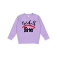 thumbnail image 1 of Inktastic Baseball Sister Toddler Sweatshirt, 1 of 4