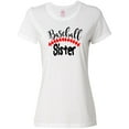 thumbnail image 1 of Inktastic Baseball Sister Women's T-Shirt, 1 of 5