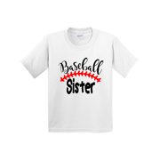 Inktastic Baseball Sister Youth T-Shirt