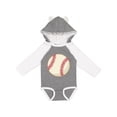 thumbnail image 1 of Inktastic Baseball Sports Ball Boys or Girls Long Sleeve Baby Bodysuit, 1 of 5