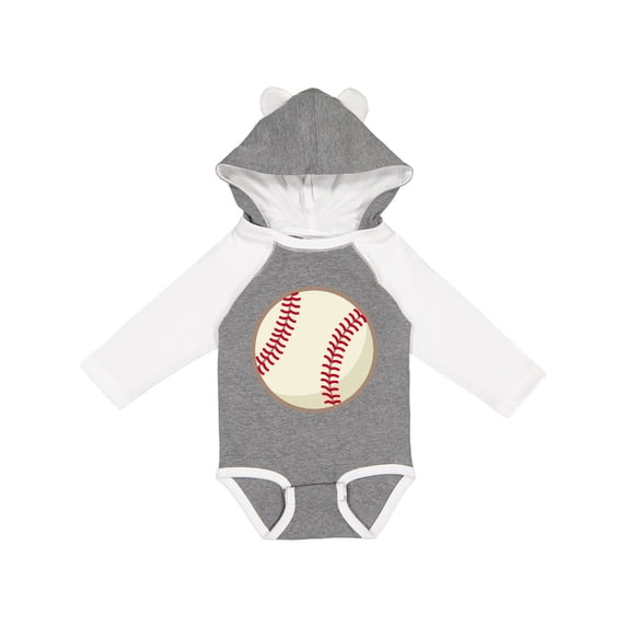 Inktastic Baseball Sports Ball Boys or Girls Long Sleeve Baby Bodysuit