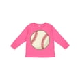 thumbnail image 1 of Inktastic Baseball Sports Ball Boys or Girls Long Sleeve Toddler T-Shirt, 1 of 5
