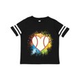 thumbnail image 1 of Inktastic Baseball Sports Heart Girls Toddler T-Shirt, 1 of 5