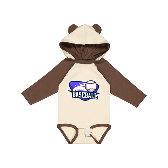 Inktastic Baseball Stars Boys or Girls Long Sleeve Baby Bodysuit