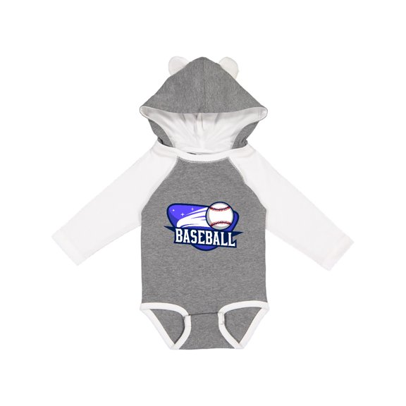 Inktastic Baseball Stars Boys or Girls Long Sleeve Baby Bodysuit