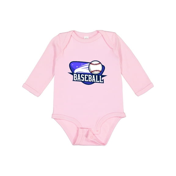 Inktastic Baseball Stars Boys or Girls Long Sleeve Baby Bodysuit
