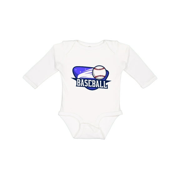 Inktastic Baseball Stars Boys or Girls Long Sleeve Baby Bodysuit