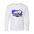 thumbnail image 1 of Inktastic Baseball Stars Long Sleeve Youth T-Shirt, 1 of 5