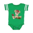 thumbnail image 1 of Inktastic Baseball Teddy Bear Boys Baby Bodysuit, 1 of 5