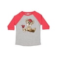 thumbnail image 1 of Inktastic Baseball Teddy Bear Boys Toddler T-Shirt, 1 of 5