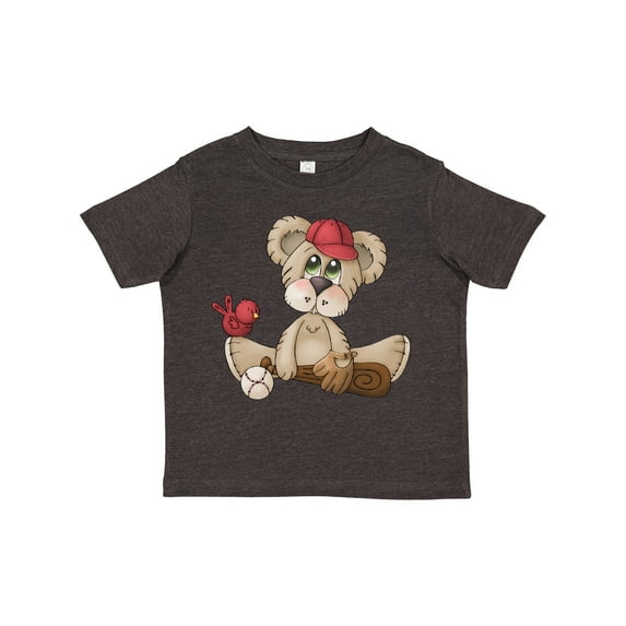 Inktastic Baseball Teddy Bear Boys Toddler T-Shirt