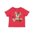 thumbnail image 1 of Inktastic Baseball Teddy Bear Boys Toddler T-Shirt, 1 of 5