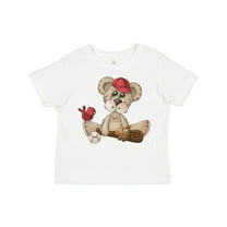 Inktastic Baseball Teddy Bear Boys Toddler T-Shirt