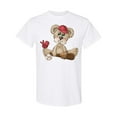 thumbnail image 1 of Inktastic Baseball Teddy Bear T-Shirt, 1 of 5