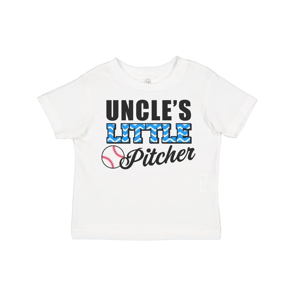 Inktastic Baseball Uncles Little Pitcher Boys Toddler T-Shirt