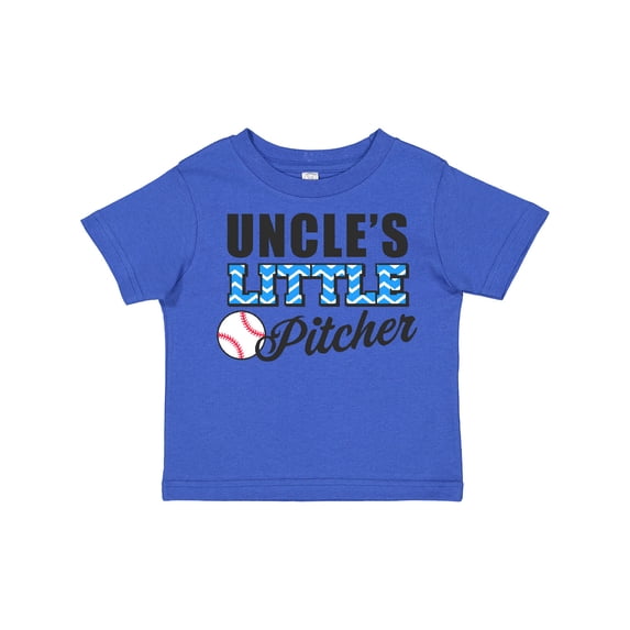 Inktastic Baseball Uncles Little Pitcher Boys Toddler T-Shirt