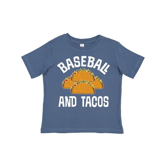 Inktastic Baseball and Tacos Boys or Girls Toddler T-Shirt