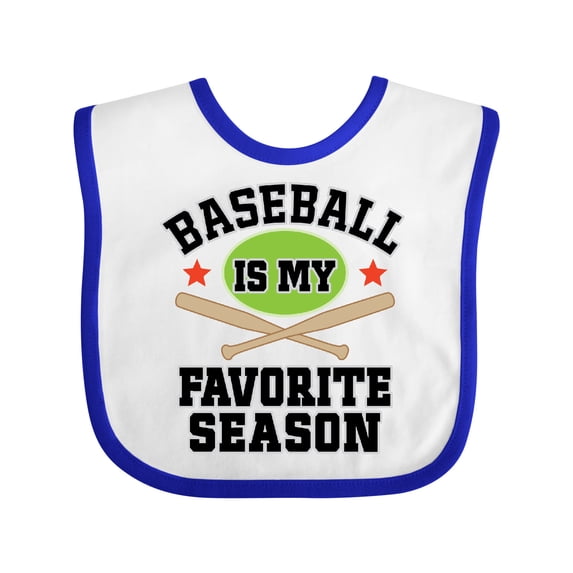 Inktastic Baseball is My Favorite Season Boys or Girls Baby Bib