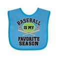 thumbnail image 1 of Inktastic Baseball is My Favorite Season Boys or Girls Baby Bib, 1 of 4