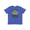 thumbnail image 1 of Inktastic Baseball is My Favorite Season Youth T-Shirt, 1 of 5