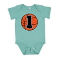 thumbnail image 1 of Inktastic Basketball 1st Birthday 1 Year Old Boys Baby Bodysuit, 1 of 5
